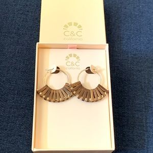 C&C wood beats earrings